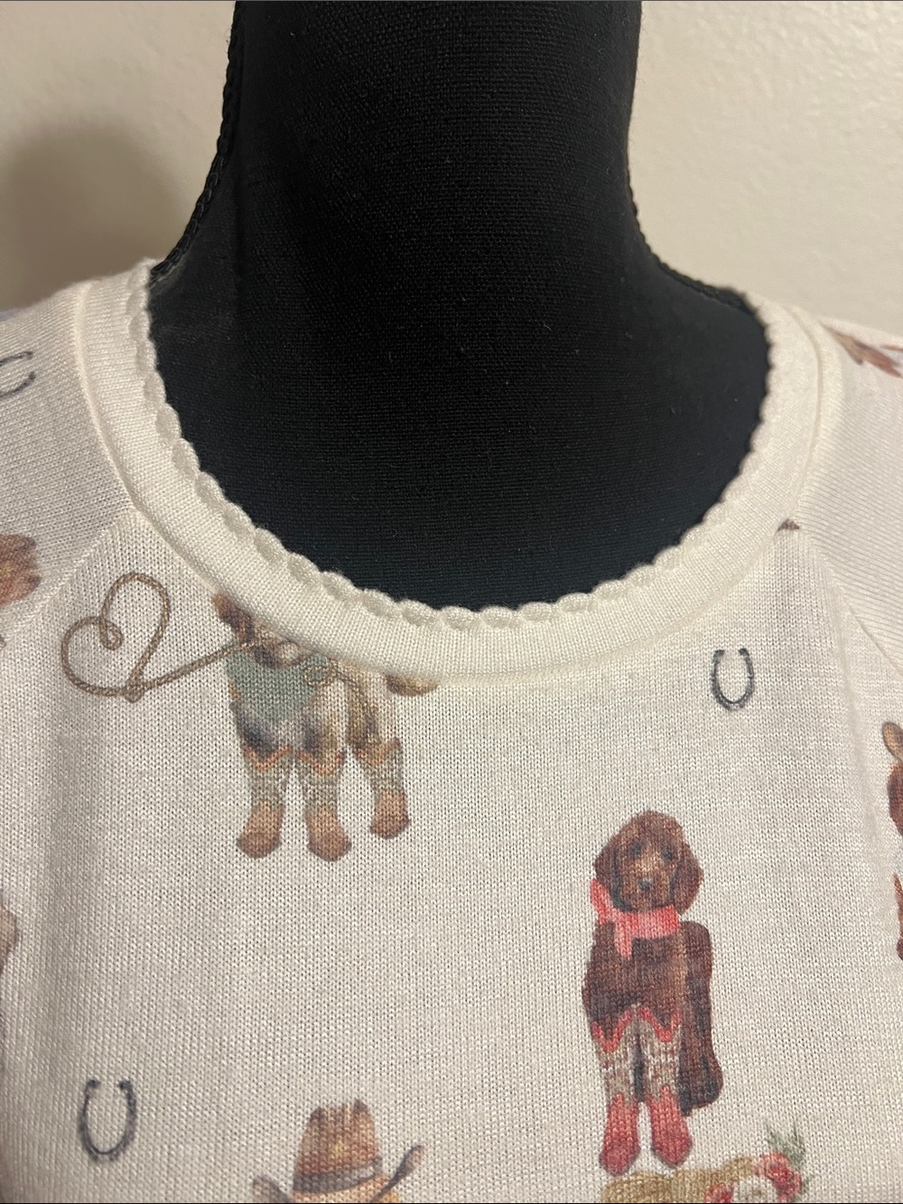 PJ SALVAGE Ruff On The Range Dog Long Sleeve Top - Picture 11 of 14